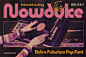 Nowduke - Retro Futurism Pop Fonts | Sans Serif Fonts ~ Creative Market