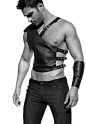 SAMURAI leather chest harness