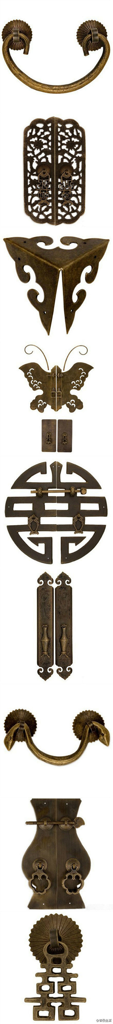 中式古典家具丨配件【锁】欣赏