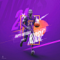 Nike (Spoof) | Kobe Bryant #24 | Birthday Graphic : Birthday Graphic for Kobe Bryant #24 of Los Angeles Lakers | Nike (Spoof)
