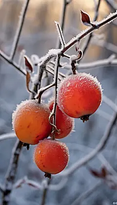 寒露秋天手绘节气插画