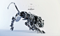 Cyber Panther : Wild hunter - robotic panther artwork was made for portfolio