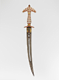 Dagger with Sheath | Hilt, Indian, Mughal; blade, Turkish or Indian | The Met