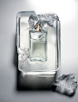 其中包括：a fragrance bottle trapped inside a gel like substance