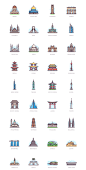 332 Landmarks on Behance