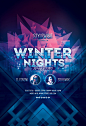 Winter Nights Flyer by styleWish on deviantART
