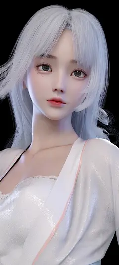 麻匪 女孩 白色头发手机壁纸-动漫壁纸-壁纸下载-彼岸桌面