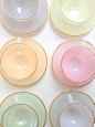 french pastel tea set