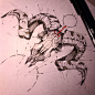 10th month drawings, psdelux ... : The bird timelapse process:
https://youtu.be/b258O7CNA7o

https://www.instagram.com/psdelux/
https://www.facebook.com/psdelux
