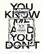 其中可能包括：a chanel bottle with the words you know no 5 eap ad you don't