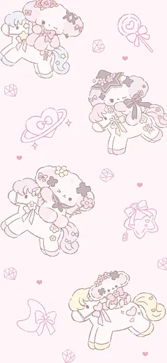 卡通可爱小狗手机壁纸cr：nono狗小小只