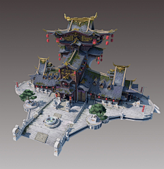盛夏Firefly采集到中式建筑与场景物件