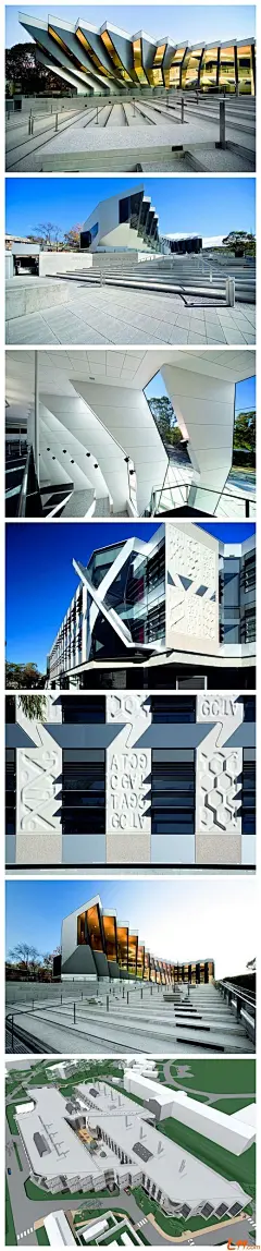 john curtain医学研究院：澳大利亚建筑事务所lyons最近完成的“john curtain医学研究院”项目，位于首都堪培拉，建在澳大利亚国立大学校园中。