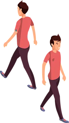 扁平插画小人物png素材-插画人物参考png- 插画人物小人素材png- 扁平插画 小孩 大人 上班族插画-情感化扁平插画人素材png-@kaysar007