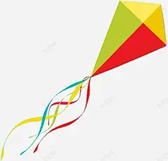 可爱手绘彩色风筝高清素材 页面网页 平面电商 创意素材 png素材