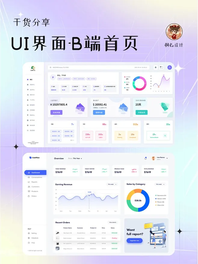 UI设计干货分享 丨 B端数据看板设计分享-花瓣网