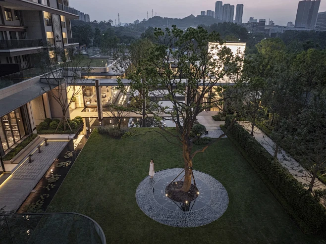 重庆龙湖·观萃，以设计重塑场地气韵 / 五角兽景观 – mooool木藕设计网-花瓣网