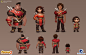 The Croods 2 (mobile game) - Protagonists and their garments