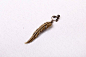 JASON-11 手作 复古古铜金属长羽毛 无耳洞耳夹/耳钩 两款