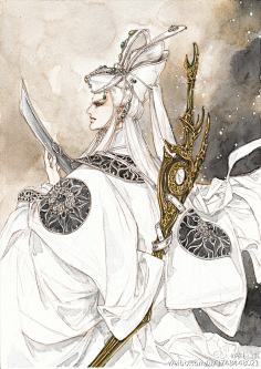 com采集初玖·酒采集到霹雳布袋戏/金光无梦生-行苇__涂鸦王国插画pic