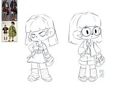 八子iPad插画训练营超话 @一只八子
动态打卡
相同造型不同站姿尝试表现一下性格特征 ​​​​