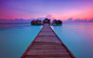 General 1230x768 landscape nature walkways docks spa resorts tropical sunrise clouds sea beach calm paradise island turquoise #壁纸#