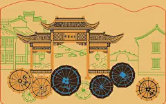 猫的天空之城特色木质明信片-宁波南塘老街 - 猫的天空之城概念书店