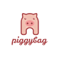 Piggybag app icon & logo : Following a brief, I was to create a logo and app icon for a company called Piggybag.