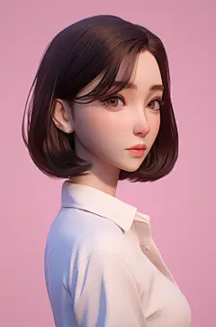 AI数字艺术CG风健身运动人物插画-众图网