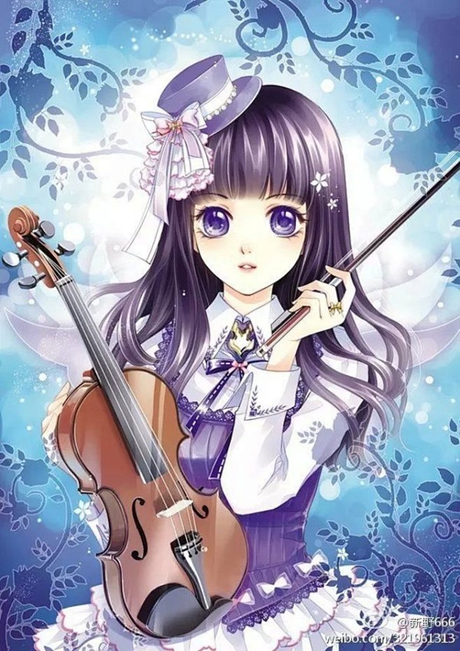 森系少女二次元意林小小姐唯美头像壁纸动漫插画手绘绘画素材萝莉