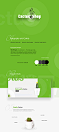 Cactus Landing Page Design Concept .. : Hi Everyone, I tried to make some new idea to make a landing page for cactus. I hope you guys will like my idea.Thank you.