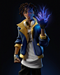 Static Shock, Gabriel Soares : I knew that the Statci Shock film will be produced and I was very excited, because this character brings back fond memories of childhood. I made some costume sketches and sculpted in Zbrush, Rendered in Maya and V-Ray and la