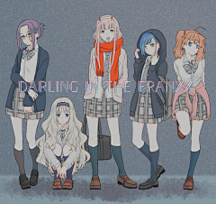 鱼轨采集到Darling in the Franxx