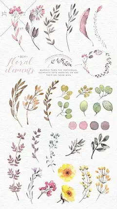 水彩---素材小画 - 高清图片，堆糖，美图壁纸兴趣社区