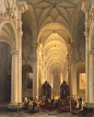 17-19世纪欧洲教堂建筑绘画 ​​​​