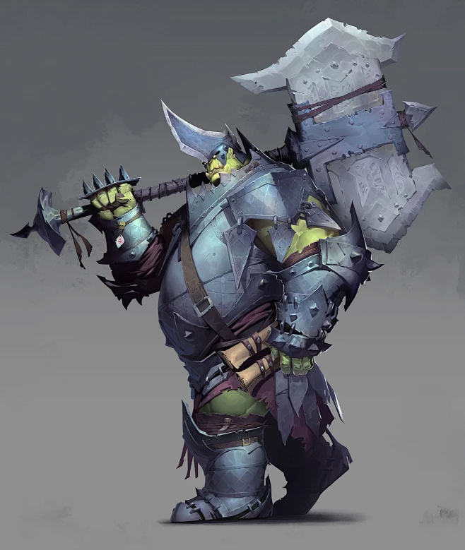 Orc Warrior-花瓣网