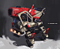 RED TIDES_  Christmas Skin series, yang qi917 : New Christmas scene, you can upgrade your skin of tanks with the engineer