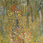 古斯塔夫·克林姆特(Gustav Klimt)高清作品《带十字架的农场花园》