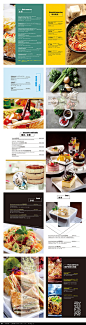时尚西餐厅菜谱模版CDR素材下载_菜单|菜谱设计图片