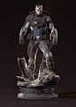 Captain America fan art - Collectible Statue, Eduardo Silva : Hi guys!
I would like to share my last personal work, made during Bernardo Cruzeiro and Bruno Zorzi Digital Sculpture for Collectibles workshop. 
I developed a piece based on Captain America's 