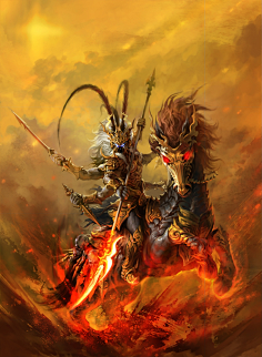 吕布-花瓣网|陪你做生活的设计师 | 仙的立绘.