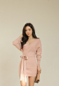 ▼SonYoonJoo▲161125图片_RO更新(空气草莓蜜桃柔软甜美针织裙)_孙允珠吧_百度贴吧