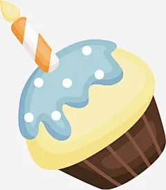 插着蜡烛的小蛋糕高清素材 卡通 小蛋糕 火焰 生日蜡烛 美味的 蜡烛 食物 免抠png 设计图片 免费下载