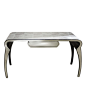 Inside Story Grey Desk - Shop Ivan Paradisi online at Artemest