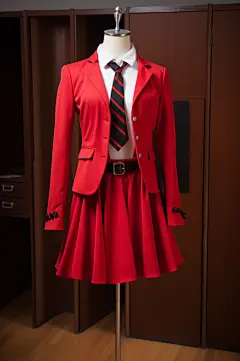 AI数字艺术服装校服图片