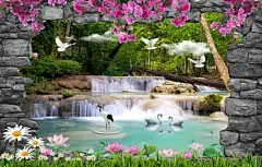 惊人的3D自然背景和壁纸