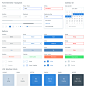 Ui kit #APP# #kit# #组件# #模板#  #UI#  #色彩#