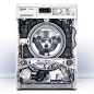 Buy Miele WDA110 Freestanding Washing Machine, 7kg Load, A++ Energy Rating, 1400rpm Spin, White Online at johnlewis.com