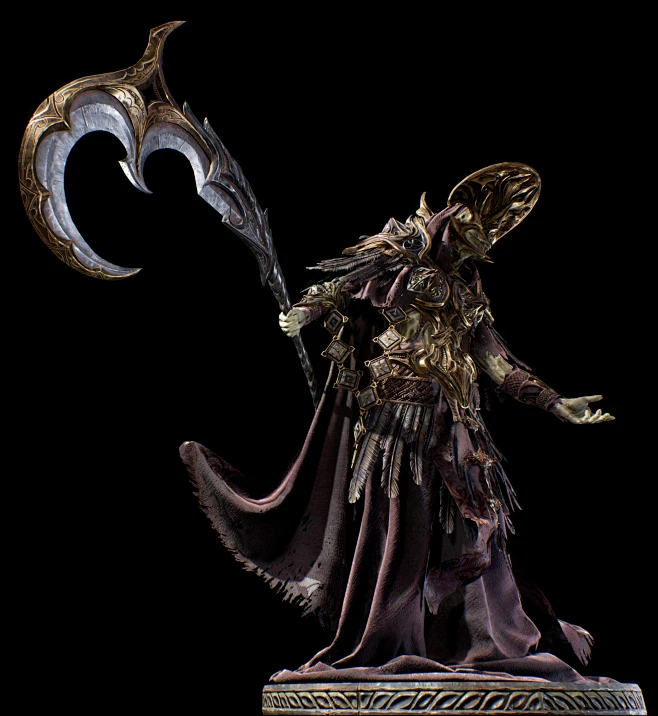 Crypt Keeper Statue-花瓣网