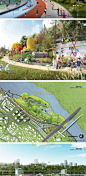 城市滨江滨水滨河沿河公园景观改造规划设计方案文本CAD模型动画-淘宝网